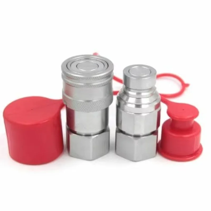 

Skid Steer Carbon Steel Flat Face Hydraulic Quick Coupling Interchange with