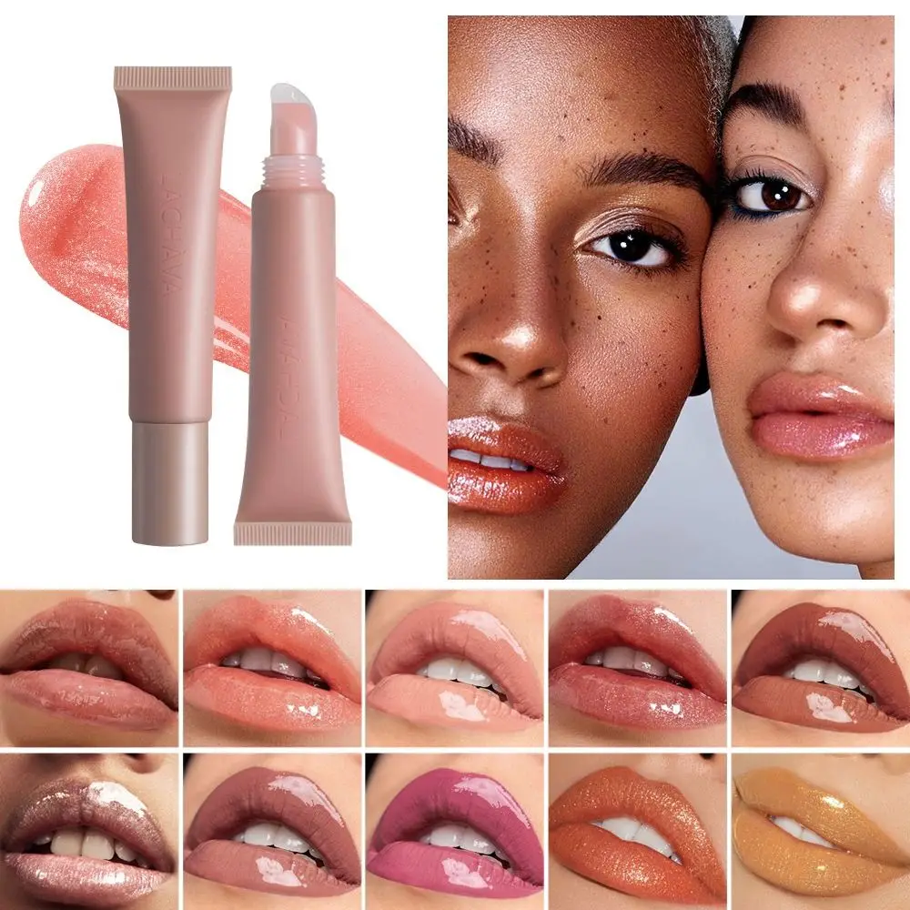 Moisturising Soft Tube Mirror Lip Gel Gloss Lip Glaze Lipgloss Liquid Lipstick Lip Soft Tube Liquid Crystal Lip Lipstick Makeup