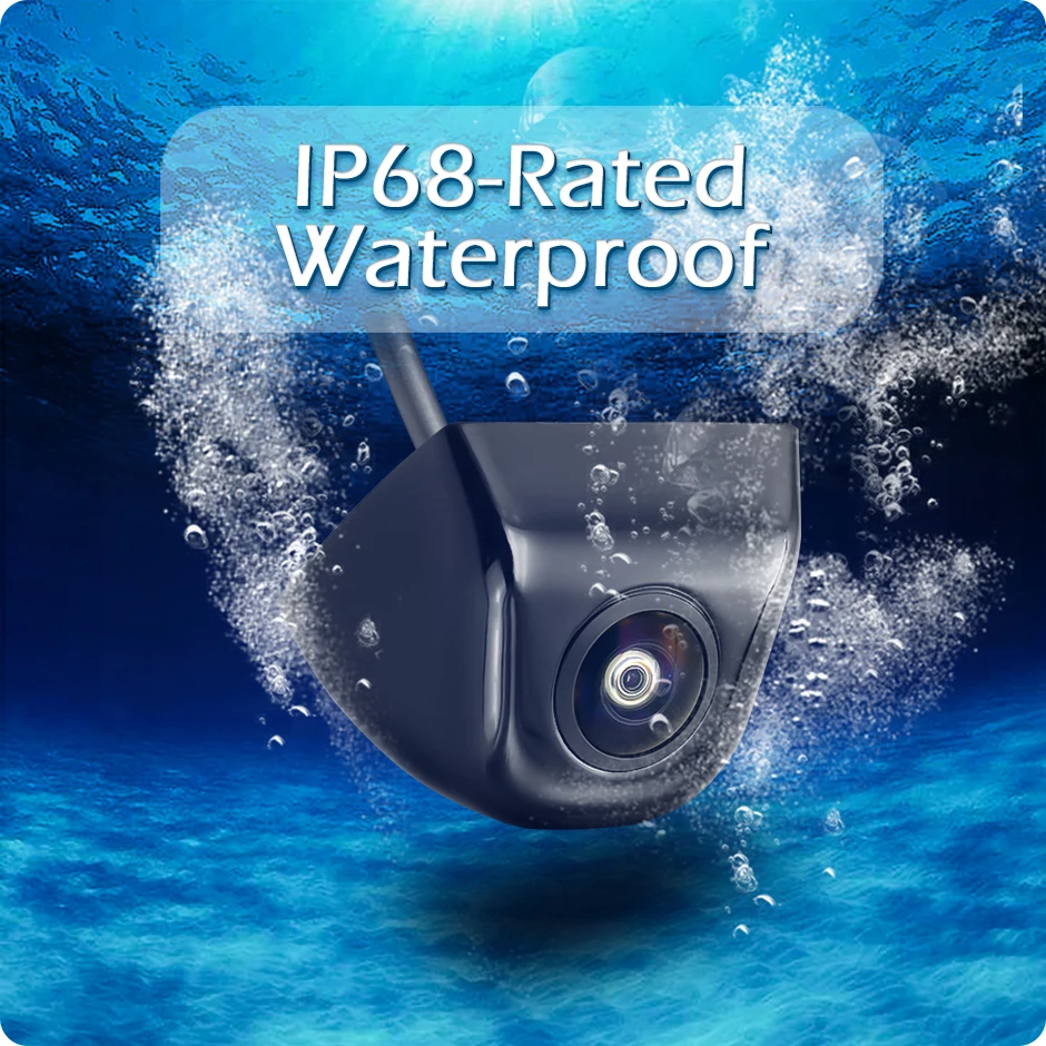 GreenYi HD AHD 1280x720P Vehicle Dynamic Trajectory Fisheye Lens Car Rear View Reverse Backup Camera Night Vision Waterproof