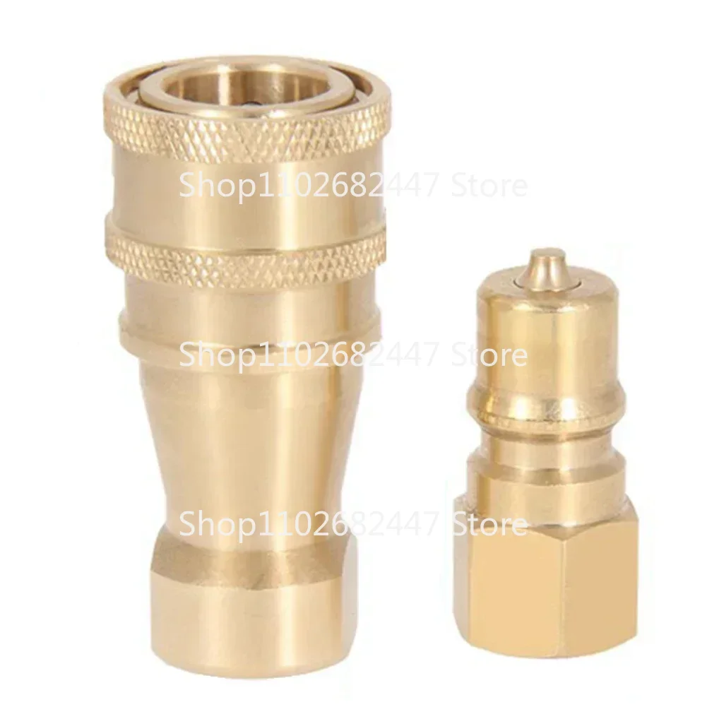 Efficient And Secure Hydraulic Quick Connectors Full Copper  Pipe Joint High Pressure Water Pipes