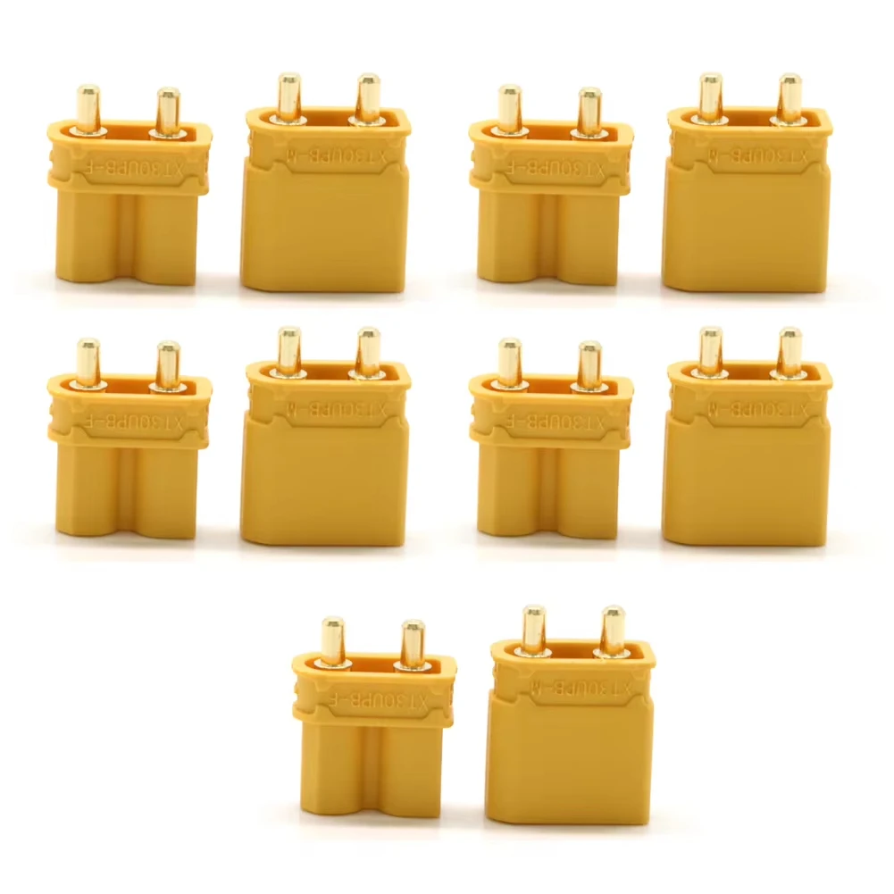 5/10 Pair Amass XT30UPB XT30 UPB 2mm Plug Male Female Bullet Connectors Plugs for RC lipo battery Accessories