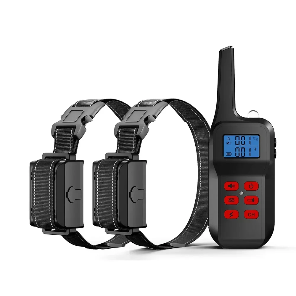 1100 Yards Anti Bark Stop Barking Dog Training Collar Pet Remote Control Rechargeable Vibration Sound for Dogs Electric Shocker