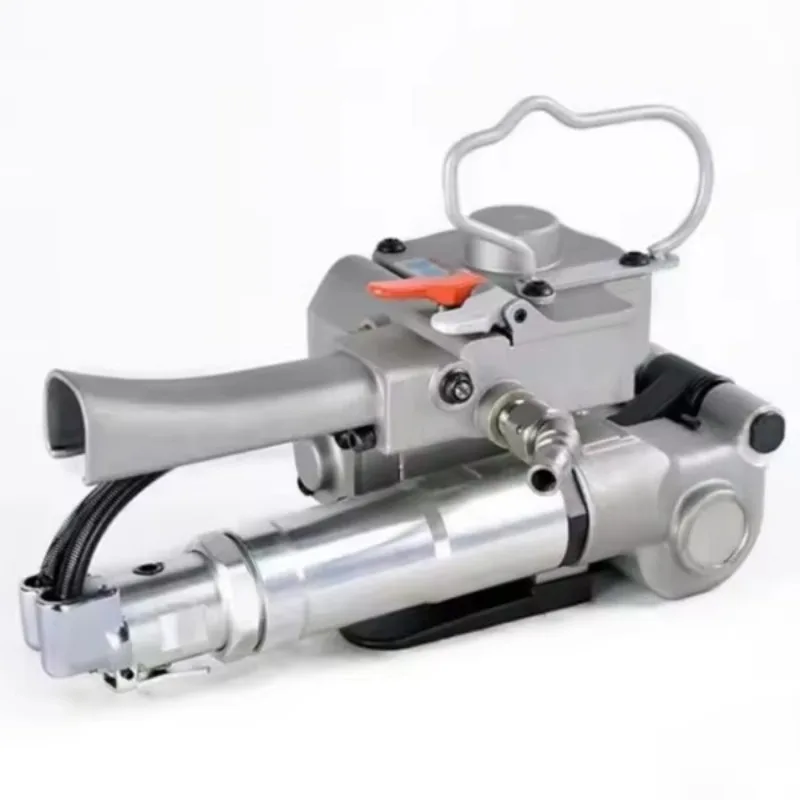 Semi-Automatic 32mm Plastic Belt Pet Band Penumatic Strapping Tool for PP Tape Machinery for Food Beverage Textiles Paper