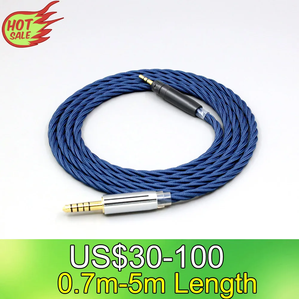 

99% Pure Silver OCC Graphene Alloy Full Sleeved Earphone Cable For Ultrasone Performance 820 880 Signature DXP PRO LN008583