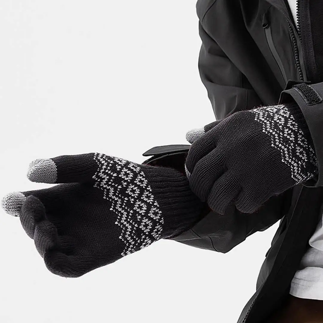 xiaomi mijia Теплые флисовые перчатки с сенсорным экраном Зимние мужские и женские перчатки Хлопковые перчатки