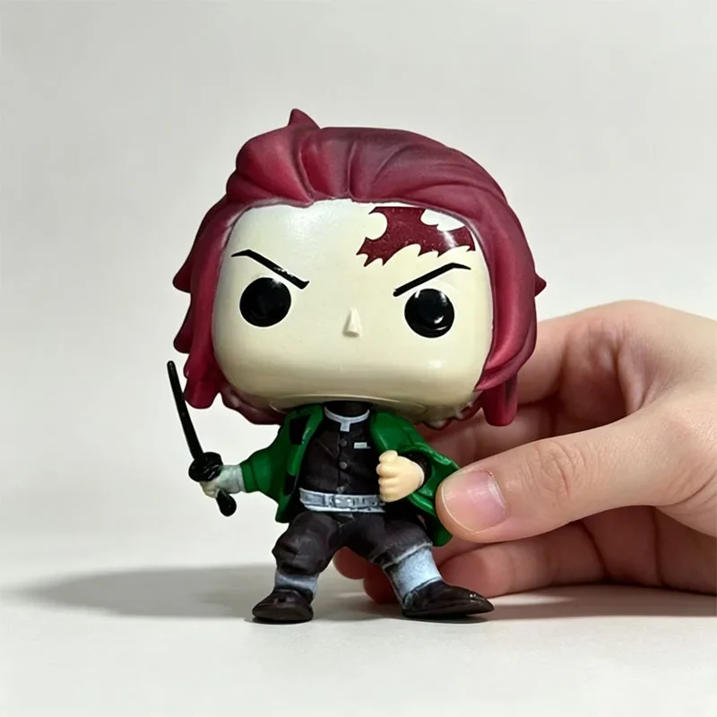 Japanische Dämonen-Cartoon-Actionfigur, Sammlerstück aus Vinyl, Tischdekoration, Geburtstagsgeschenk für Teenager-Anime-Liebhaber. – Detail 6