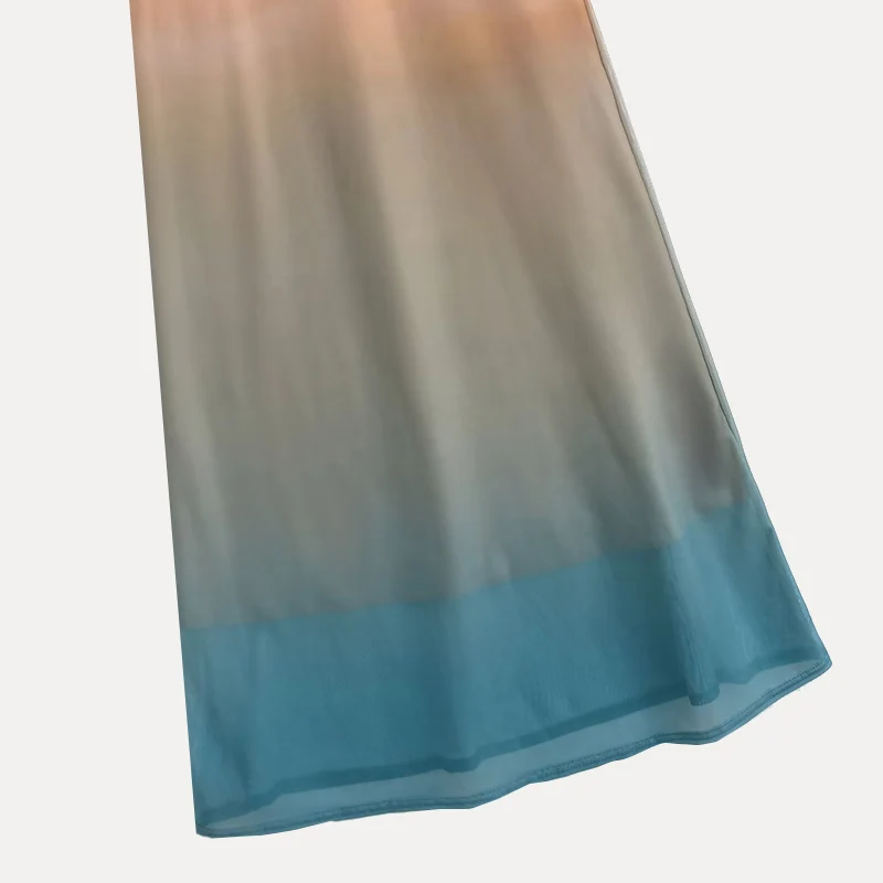 Spring 2025 Women's Slim Fit Bodycon Dr Embroidered Me Dyed with Metal Ring Strap Print ter Ne  Dr Z Brand