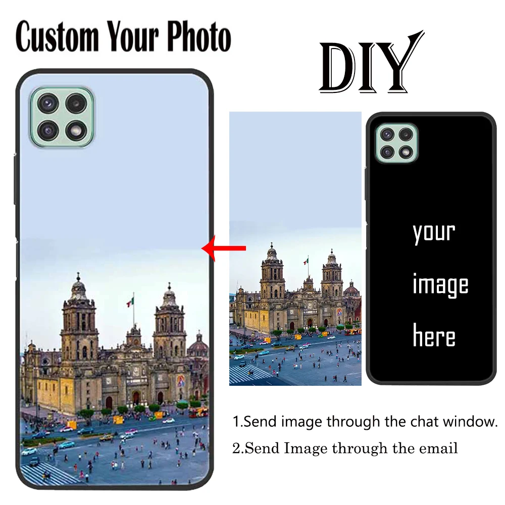 DIY Personalized Photos Customized Frosted Case for Samsung Galaxy A22 5G M53 M33 M32 M12 A12 A42 A01 A5 2016 Back Cover Cases view 2