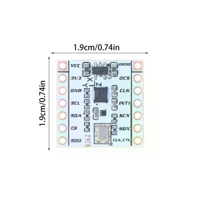 Moduł ABUO-ICM-45686 + QMC6309 firmy Slimevr i Smol Slime Tracker do projektów DIY