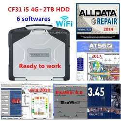 Toughbook CF31 CF-31 Laptop i5 4G with 2TB HDD Alldata 10.53,Mitch..ll,Atsg 2017,Vivid 2018,Elsawin 6.0,Auto--data Ready to work