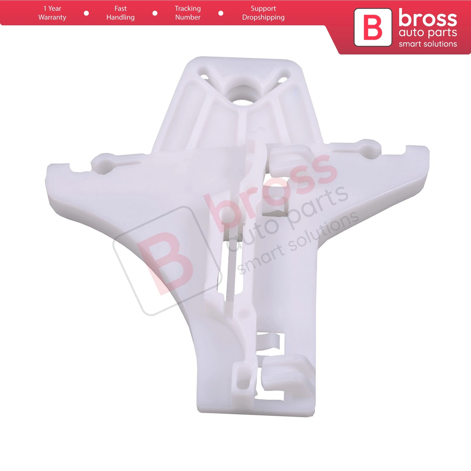 Bross Auto Parts BWR480 Electrical Power Window Regulator Clip Rear; right Door for VW Golf 5 Fast Shipment Made in Turkey