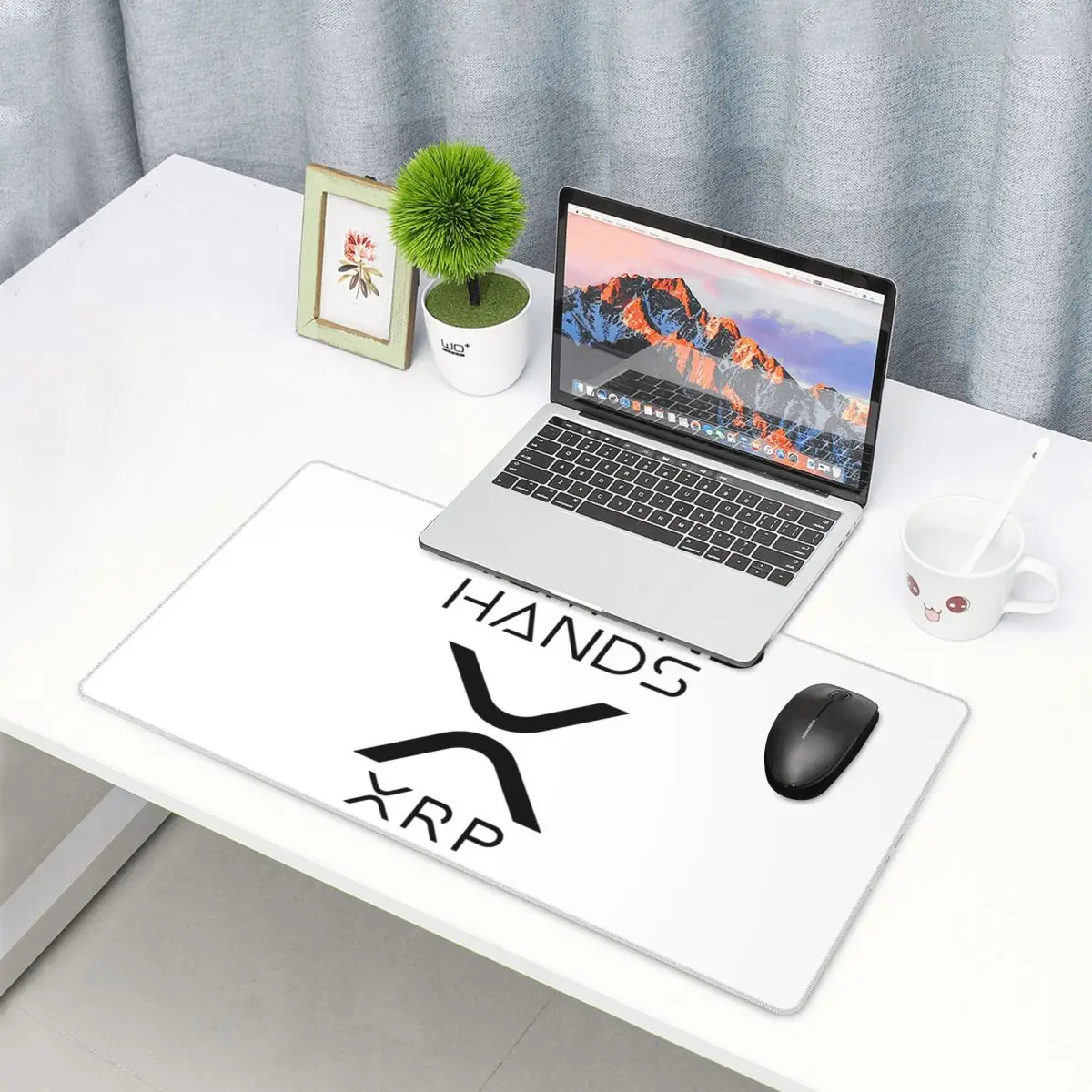 

Large Mouse Pad XRP Ripple Crypto Diamond Hands Gamer PC Laptop Mats Keyboard Carpet Computer Gaming Office Accessories Desk Mat