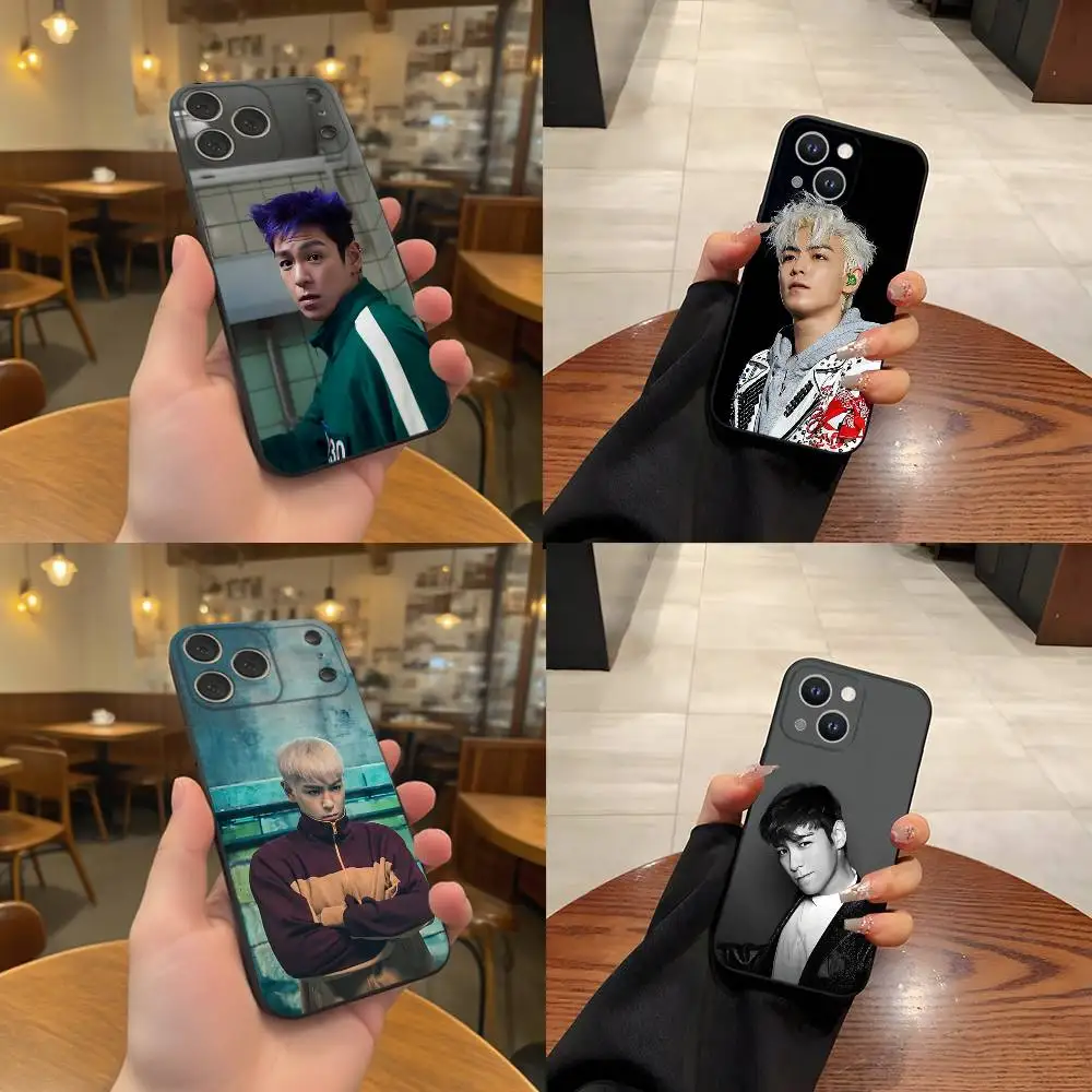

C-Choi S-Seung Hyun T-TOP Phone Case For iPhone 17,16,15,14,13,12,11,Pro,Max,Plus Black Shockproof Soft Cover