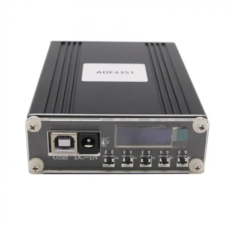 RF Signal Generator RF Frequency Generator Frequency Source with OLED Display 35MHZ-4.4GHZ ADF4351
