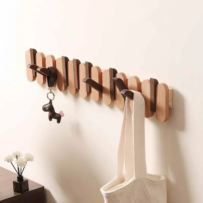 Piano Key Coat Rack Wall Mounted Cap Shawl Toy Clothing Organizer Racks Portable Entrance Hall Clothes Storage Hanger Hooks