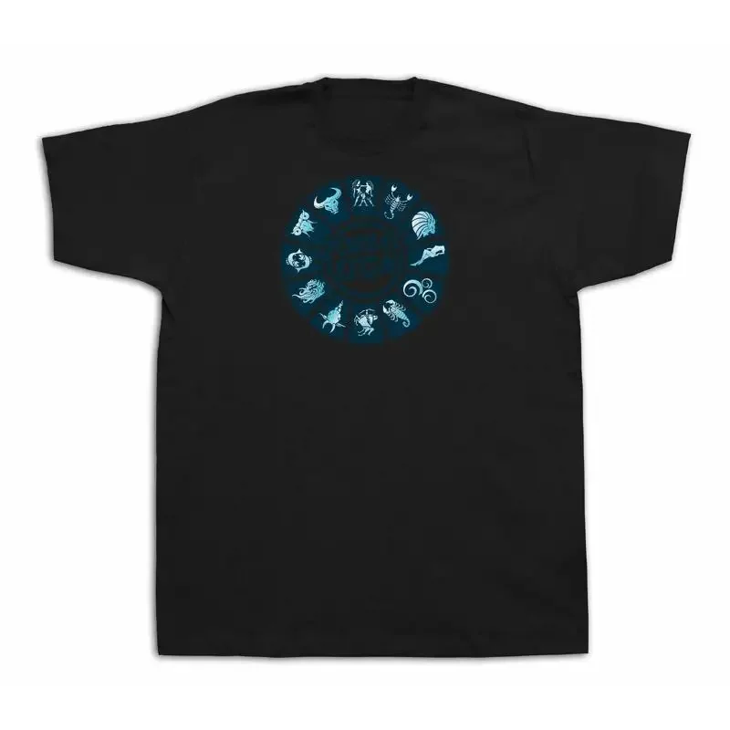 Zodiac Horoscope star signs T shirt Astrology SYMBOL Universal funny tee