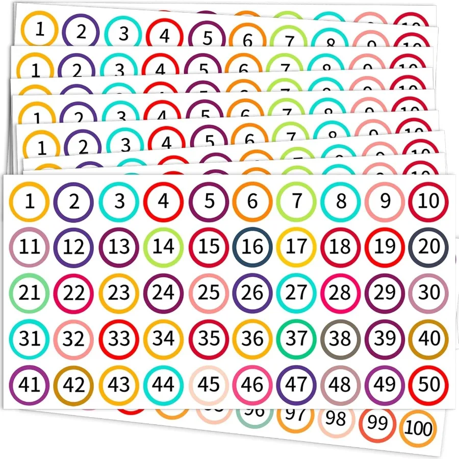 

Наклейки с номером 1 Ih для классной комнаты 130100: 10 листов, этикетки с круглыми точками, самоклеящиеся, водостойкие, маленькие