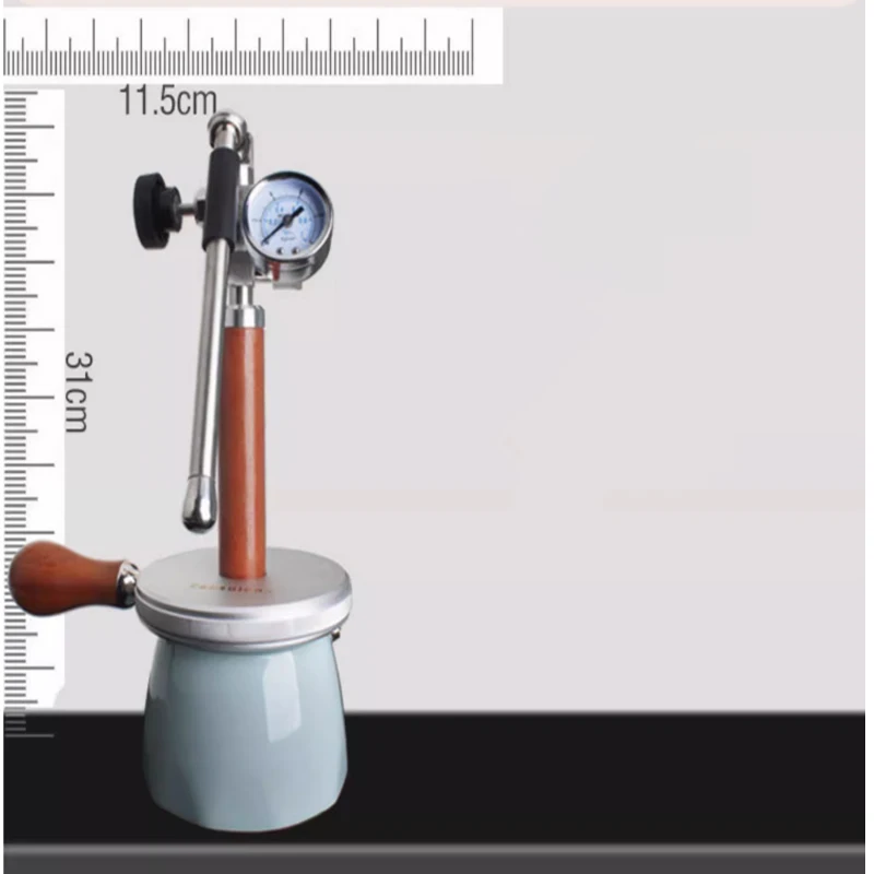 450ml pneumatic 4bar milk frother, pneumatic coffee machine, steam milk frother, camping latte art device