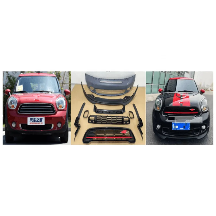 Body Kit Exterior Conversion Kits Car Bumpers Facelift Body Kit for MINI Countryman R60 Upgrade To R60 JCW 2010-2016