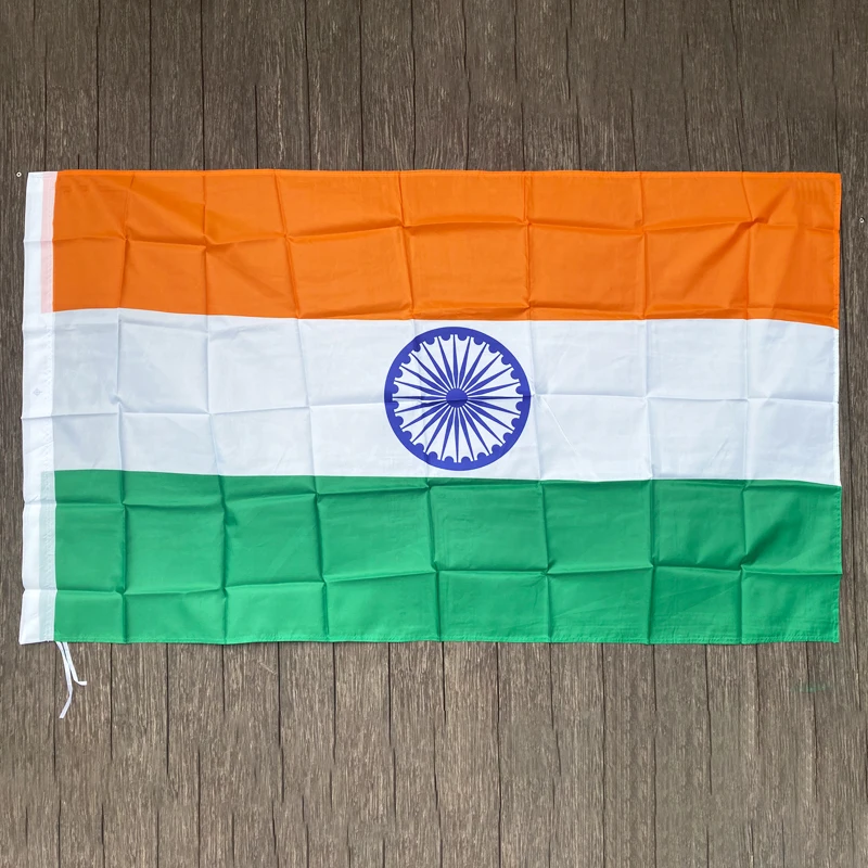 

xvggdg NEW india Flag 3ft x 5ft Hanging Indians Flag Polyester standard Flag Banner