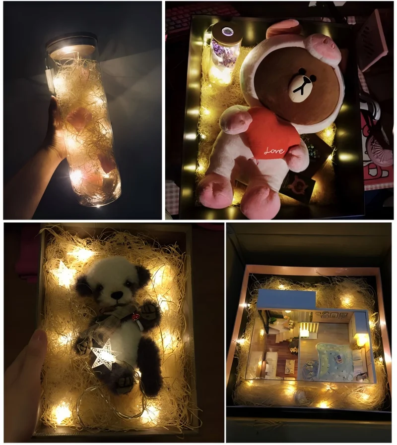 30 جرام/50 جرام/100 جرام الرافية الطبيعية هدية صندوق النبيذ الأحمر مستحضرات التجميل التعبئة الديكور حشو المواد الرافية ورقة العشب #5