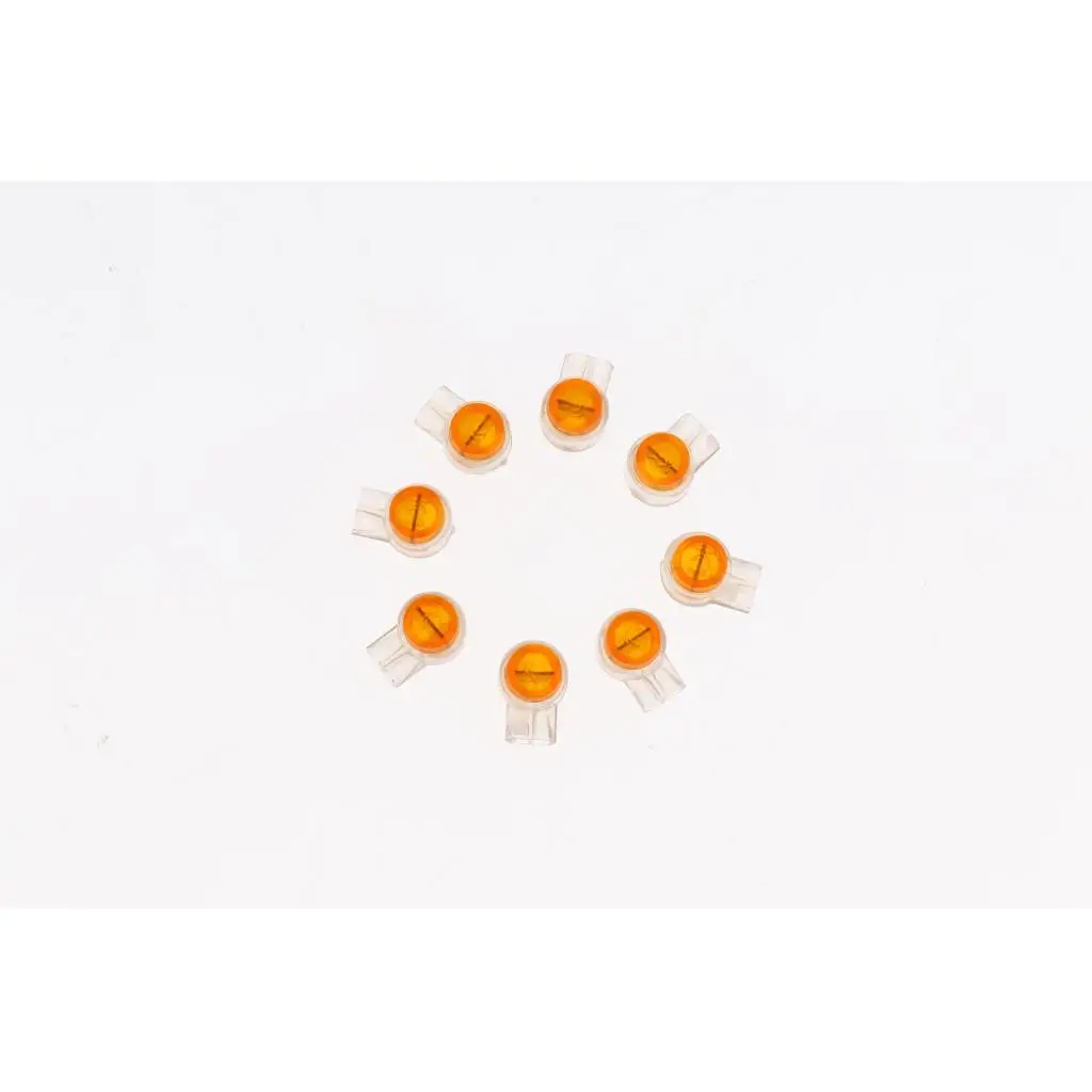 Two Way Jelly Crimps Wire Connector ABS Plastic Telephone Cable Clamp Telecom Joint for Electrical Cables Indoor Outdoor