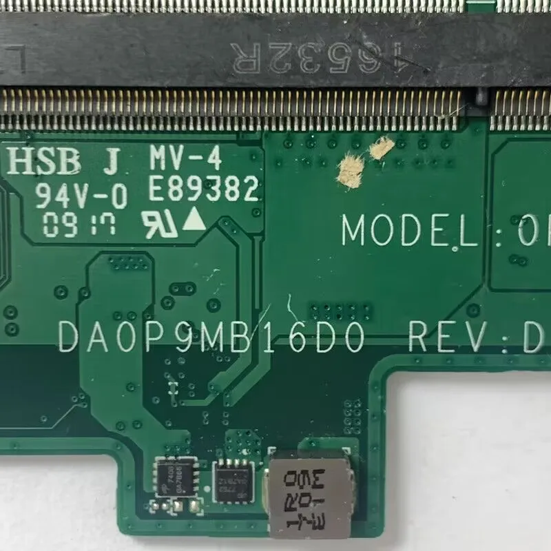 สำหรับ HP 14-AX 14T-AX 14-BE แล็ปท็อปเมนบอร์ดเมนบอร์ด DA0P9MB16D0 พร้อม SR2KN N3060 CPU 100% ทดสอบทำงานได้ดี