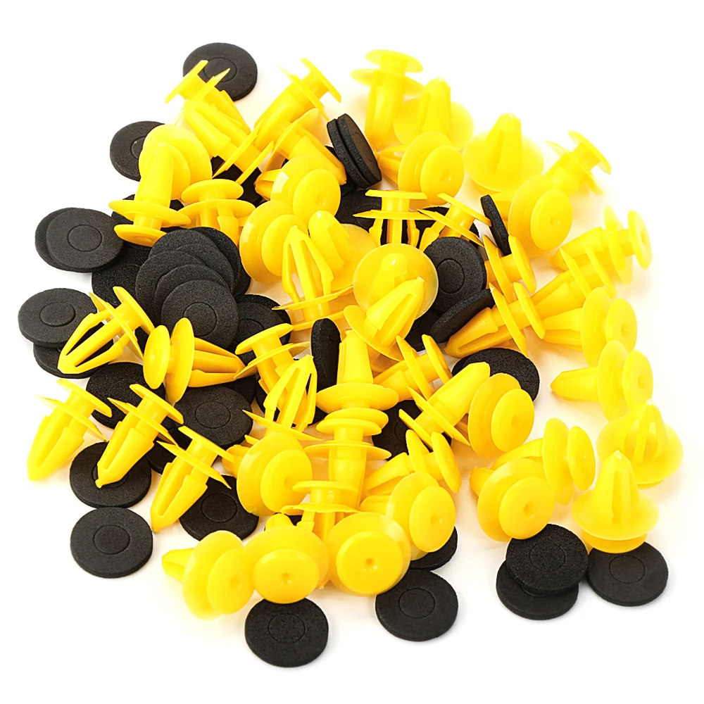 50PCS Auto Door Panel Clips Fixing Fastener for Lada Granta Vesta Kalina Priora Vesta Xray Datsun Mi-Do On-Do