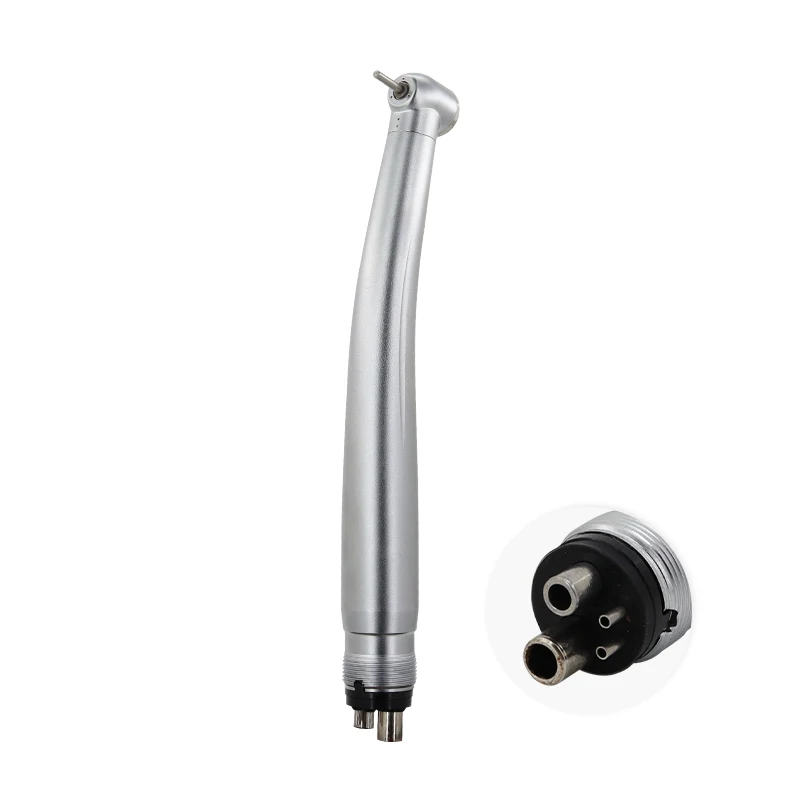 Dental High Speed Turbine Handpiece Standard Head Push Button Single Point Water Spray E-generator Universal 2/4 Holes