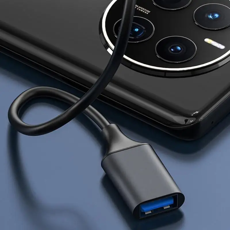 652F USB3.0 OTG Type C Adapter Fast Data Transfer Capabilities Convenient Expansion