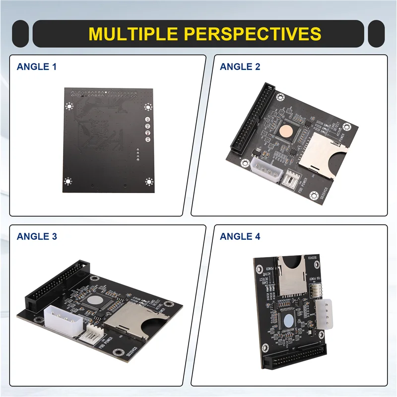 

A08E-1 PCS SSD Встроенная карта адаптера памяти SD к 3,5-дюймовому IDE 40-контактному адаптеру IDE SD-карты