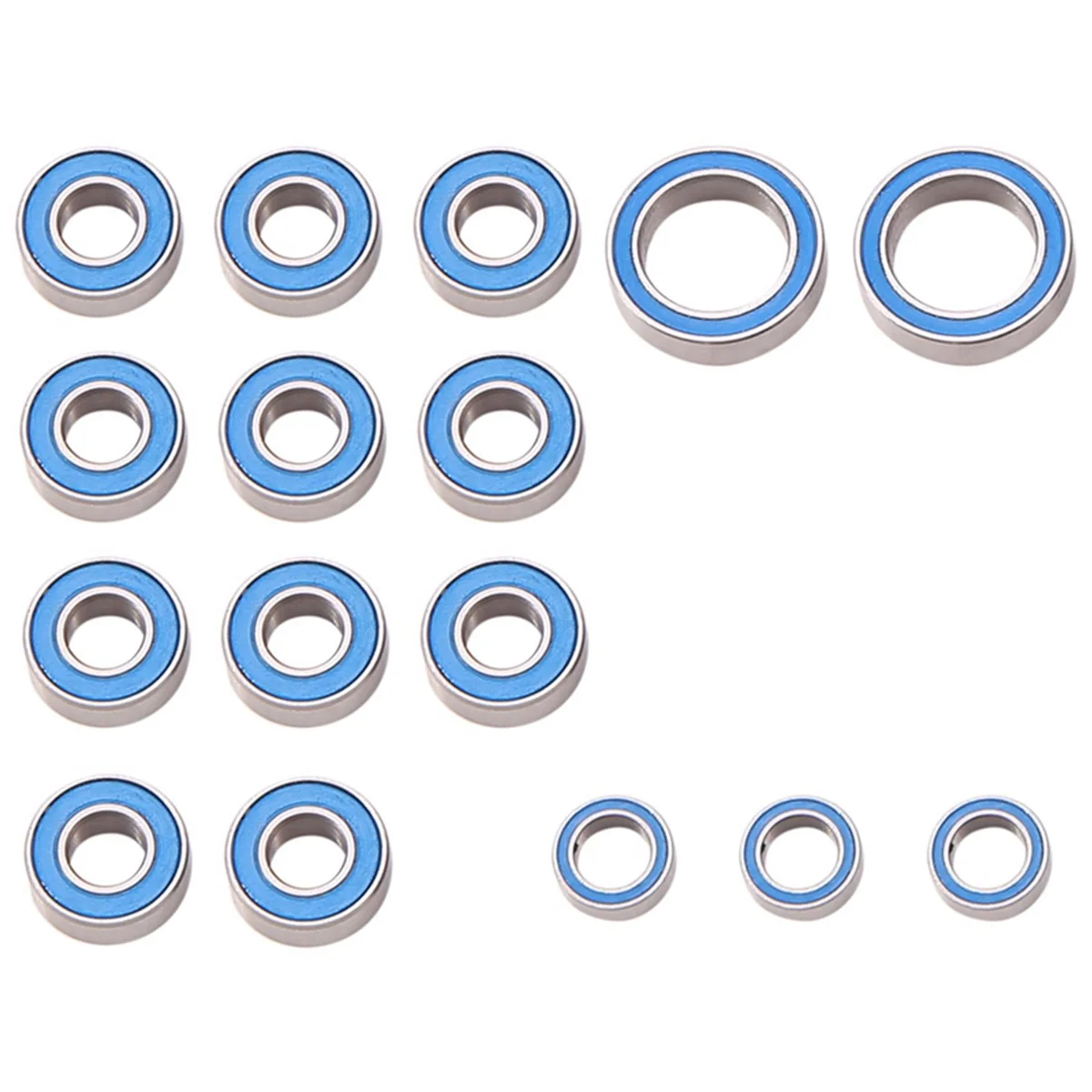 18PCS Rubber Sealed Ball Bearing Kit for CC-01 CC01 1/10 RC Car Upgrades Parts