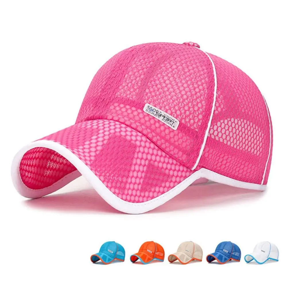 

Шляпы от солнца Регулируемые бейсболки Дышащая легкая шляпа Snapback Удобные быстросохнущие сетчатые кепки унисекс