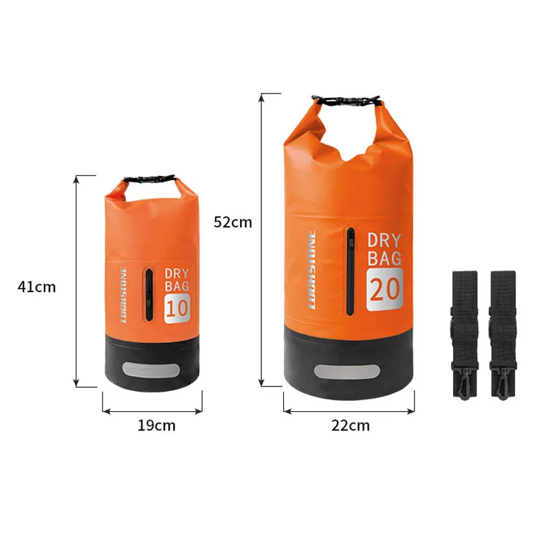 방수 수영 가방, 드라이자루, 캠핑, 트레킹, 수영, 래프팅, 보트, 배낭, 아웃도어 스포츠 가방, 10L, 20L