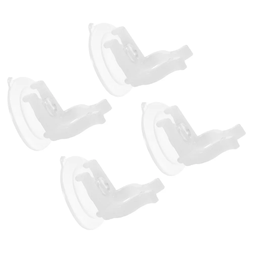 

4pcs Electronic Light Holder Clip Suction Cup For Window Christmas Decoration Tall Candles Pvc Secure Easy Install