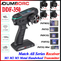 DUMBORC DDF-350 10CH 10 Channel Transmitter P6F P6DCG Gyro Receiver Metal Handwheel Remote Controller for RC Car Plane Boat