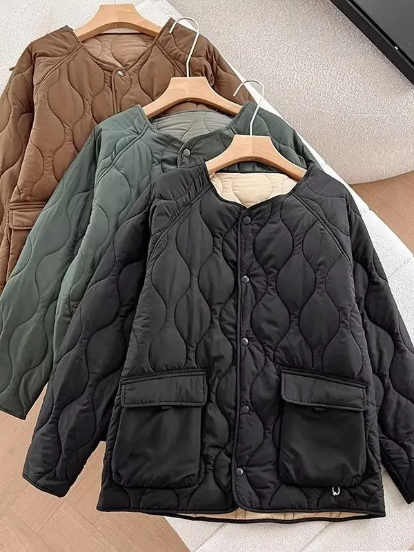 

Легкая стеганая куртка-пуховик для мужчин на осень-зиму, из хлопка, ветрозащитная, дышащая, с внутренней подкладкой, удлиненная, приталенного кроя