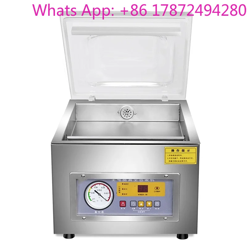 Automatic Dry Wet Food Preservation Sealer Compact Household Dual Purpose Vacuum Sealing Device