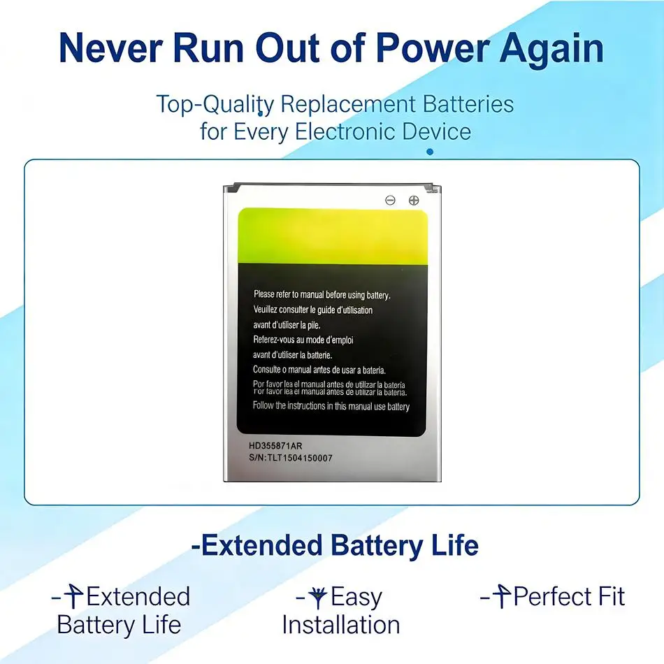 Аккумулятор для мобильного телефона Inew V3 3G, 2300 мАч, премиум-класса, замена HD355871AR 355571PLV, надежная мощность