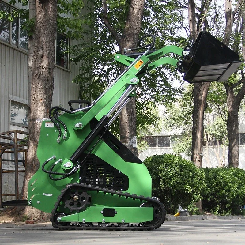 รถตักล้อยางขนาด 4,000 ปอนด์ สีเขียว ใหม่ 15 แรงม้า ระบบไฮดรอลิก หม้อน้ำ  สินค้าในสหรัฐอเมริกา รถตีนตะขาบ มาตรฐาน EPA สำหรับฟาร์ม