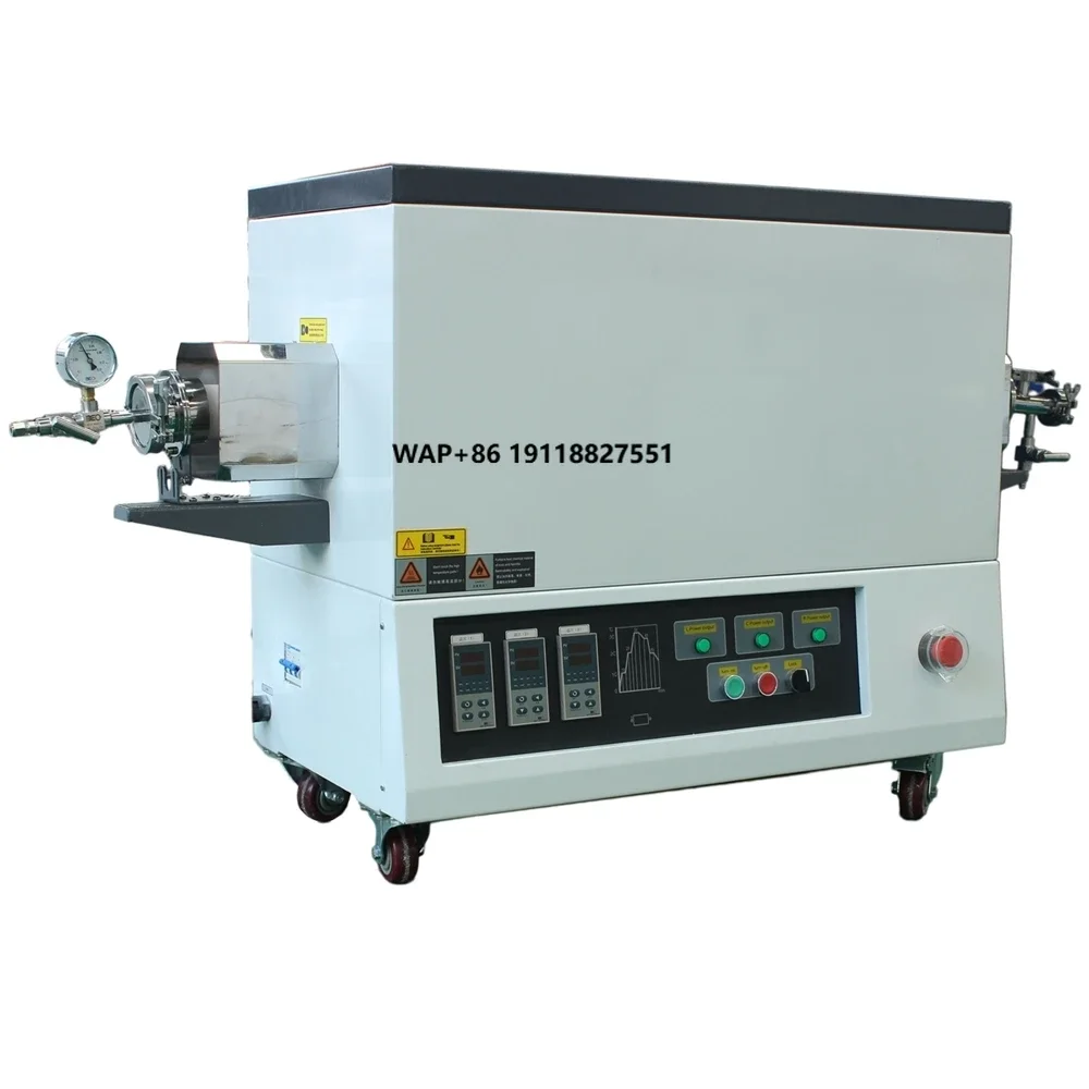 Vertical Tube Furnace 1400c Lab Multi Zones Vacuum Tube Furnace for Deposition of Carbon and Metal Oxidize Thermal Gradient