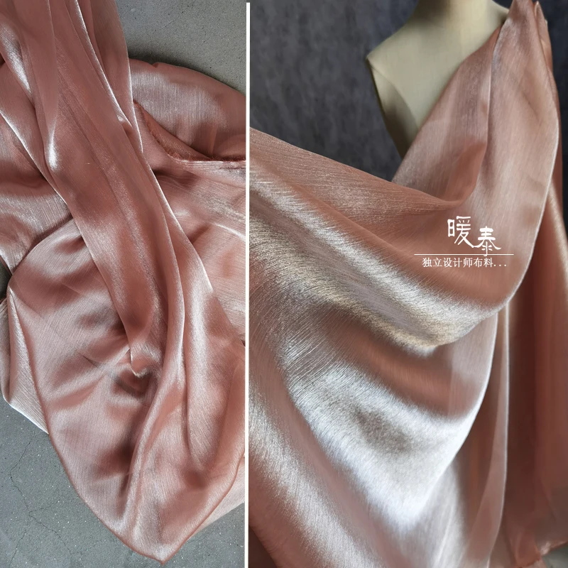 Organza Fabric Quilting for DIY Sewing Desing Lightweight Thin Antique Attire Photograph Dress Material Fashion Cloth Fabrics