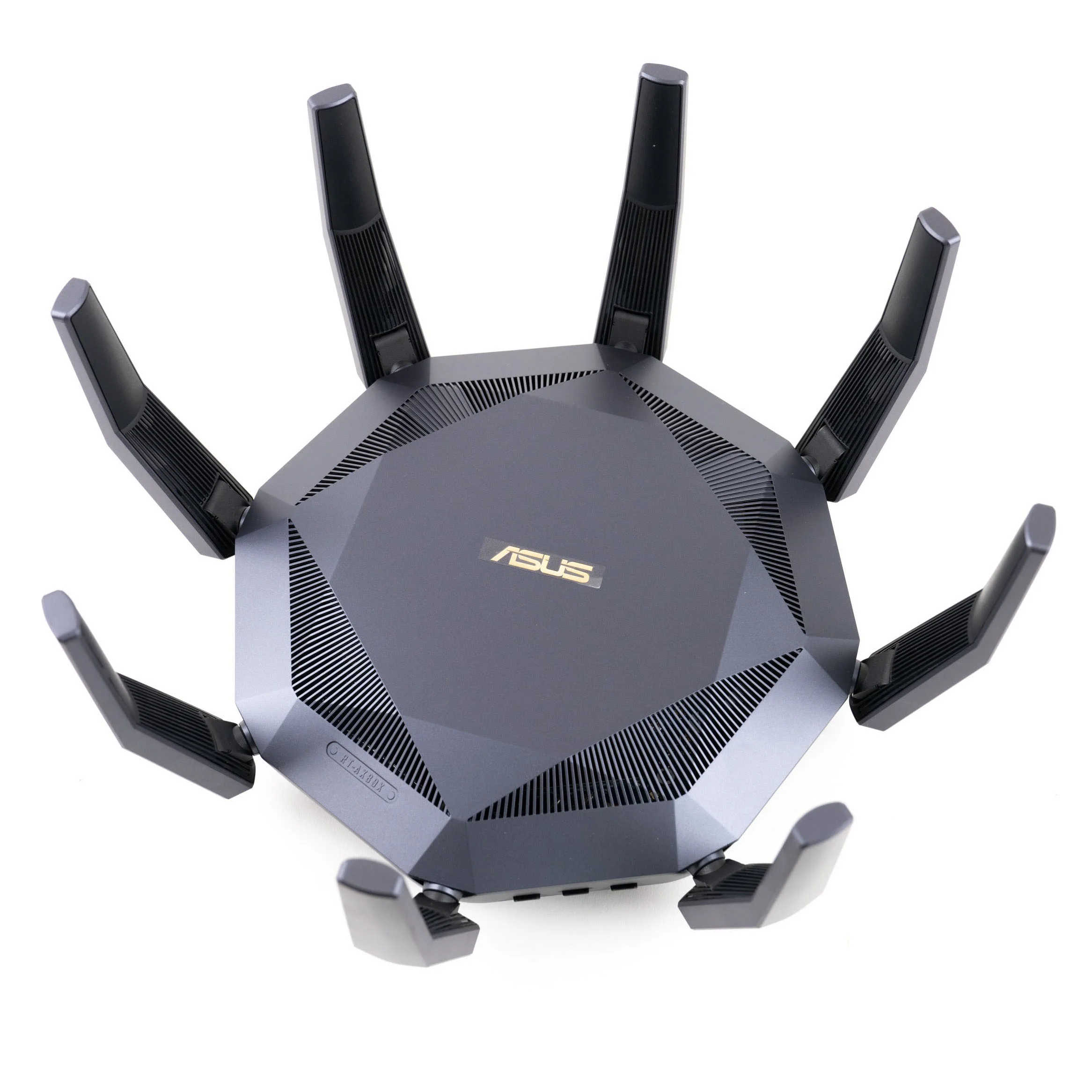 ASUS RT-AX89X AX6000 Dual Band WiFi 6 Router, 12-stream 6000Mbps WiFi speed, Dual 10G ports, MU-MIMO, OFDMA, AiProtection