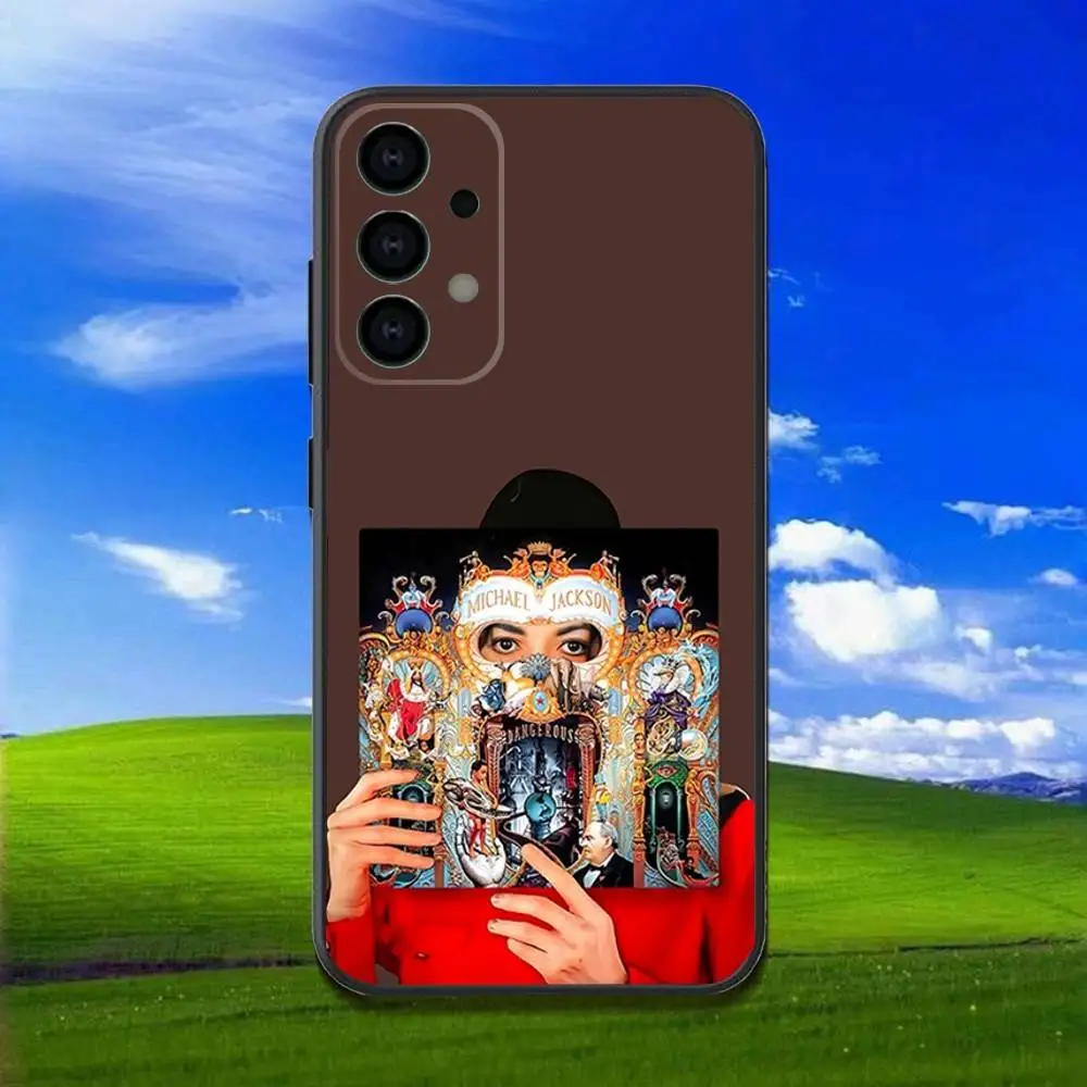 Singer M-Michael J-Jackson Phone Case For Samsung Galaxy A13,A21s,A22,A31,A32,A52,A53,A71,A80,Soft Black Shell