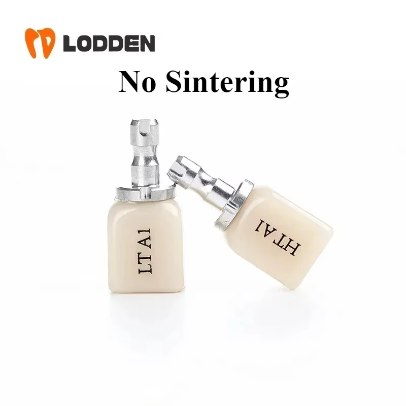 

Lodden Lithium Disilicate Glass Ceramic Blocks 5pcs - Instant Restoration No-Sintering for Dental Lab CAD/CAM Crown Materials