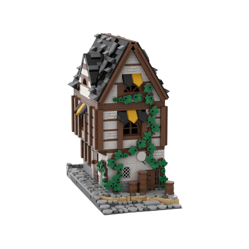 2138 pièces Urban The Winemaker Building MOC, blocs de construction modulaires personnalisables, modèle éducatif, jouet de conception DIY pour enfants, cadeau de Noël