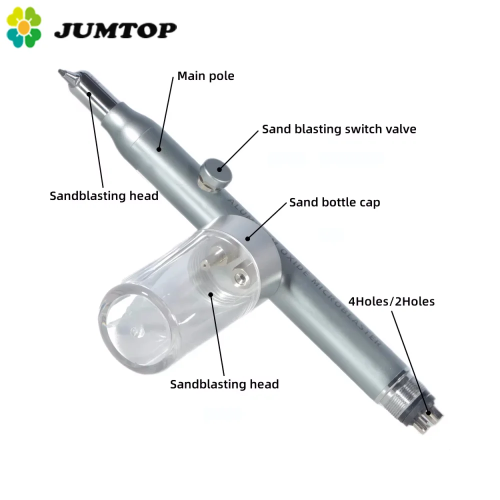 

Стоматологический микробластер для оксида алюминия с водяным распылителем, микропескоструйный пистолет для пескоструйной обработки оксидом алюминия, воздушный полировщик, 2/4 отверстия, стоматологические инструменты