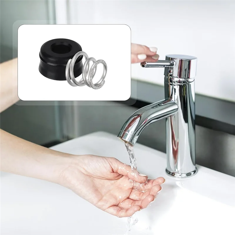 A53Q-RP4993 Faucet Repair Kit 32Pcs- For Delta Compatible, Includes 16 Replacement Seats And 16 Spring Stem Parts