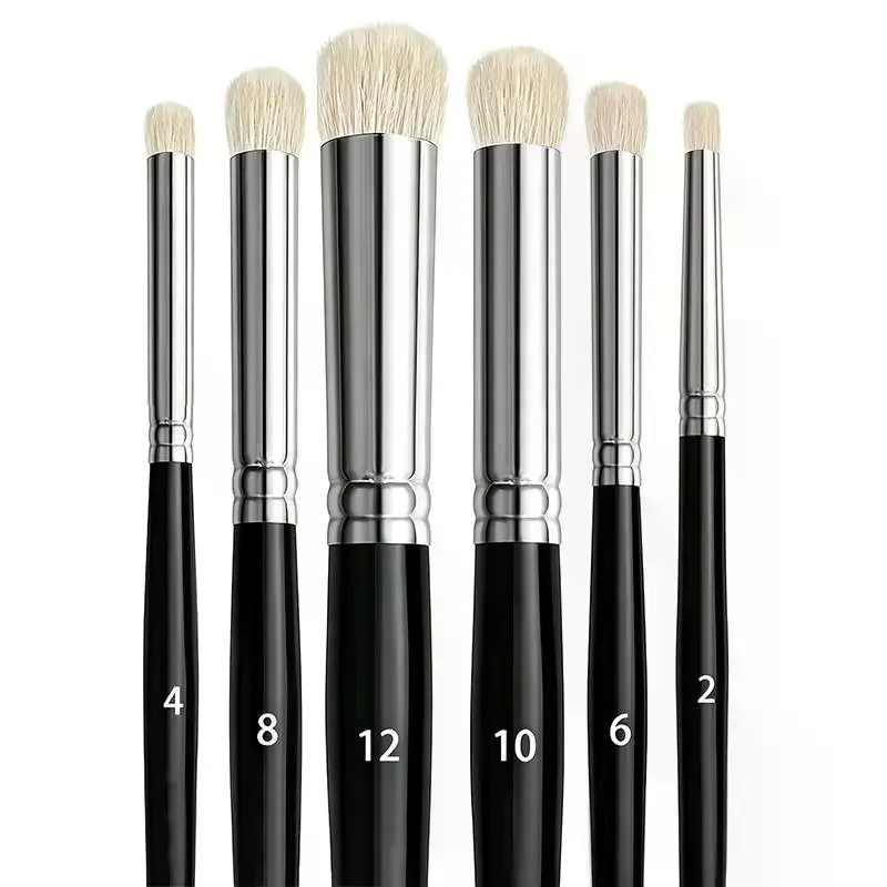 3/4/6 Pcs Miniature Drybrush Set -Professional Soft Dry Brushes for Figure Painting Model Building & Tabletop Minis Art Supplies