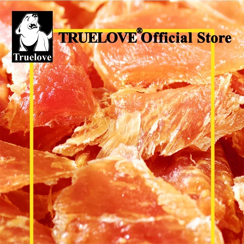 Truelovepet Chicken Jerky Dog Treats, Teeth Cleaning, Training Snacks, Puppies, Small, Medium, Large Dogs, TLF1004